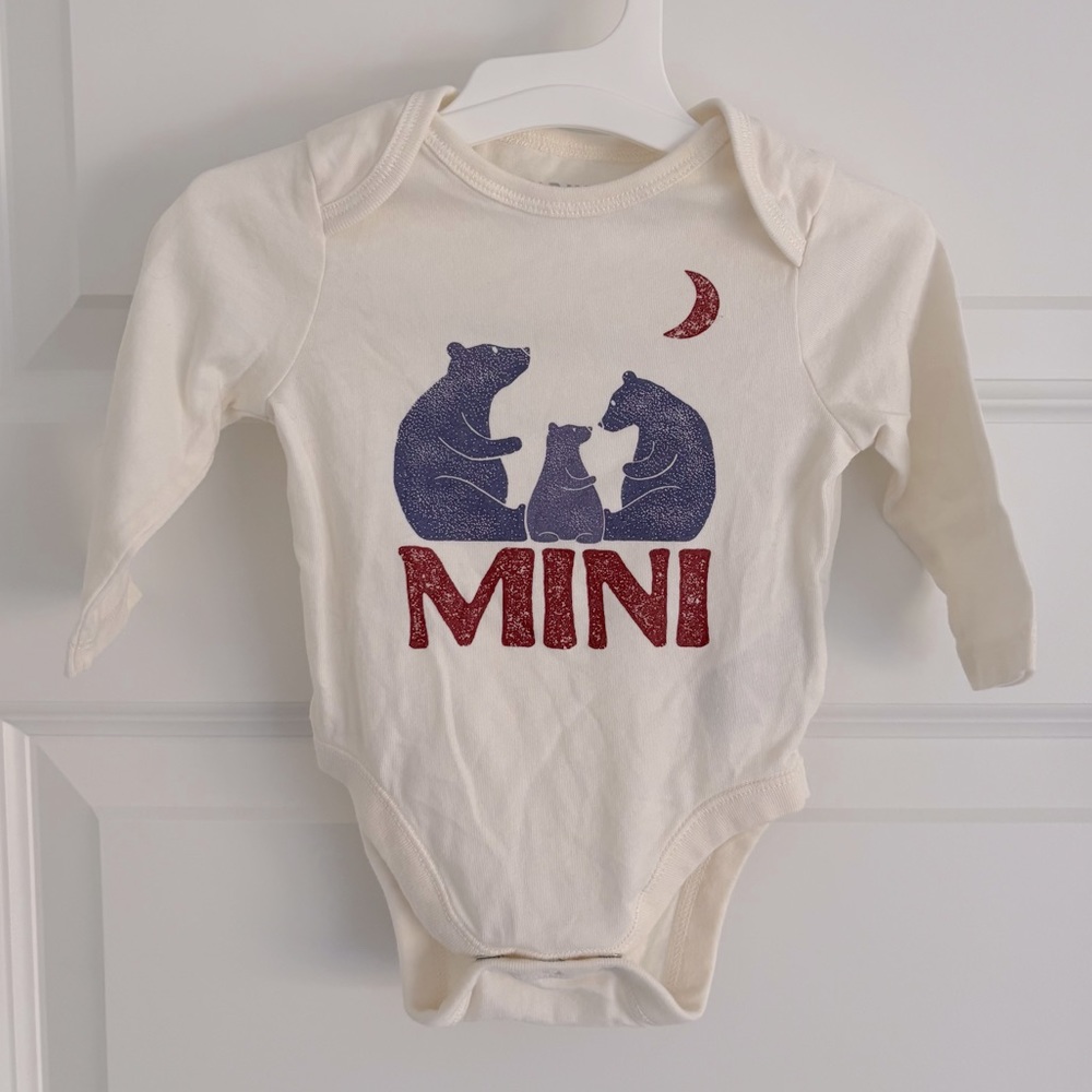 Old Navy Cream Bear Family Kids One Piece